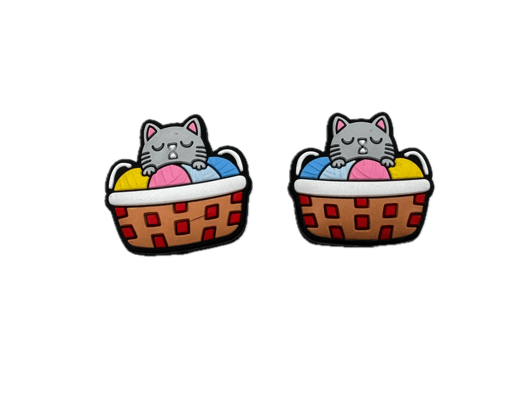 Coley Coley Needle Toppers - Cat Basket 19420714 | Accessories at Michigan Fine Yarns