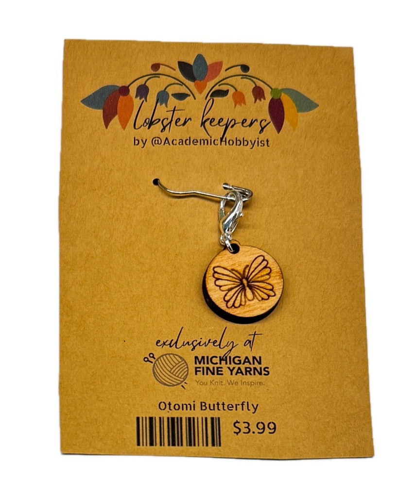 Michigan Fine Yarns AcademicHobbyist Lobster Keepers - Otomi Butterfly (Maple) 82379050 | Accessories at Michigan Fine Yarns
