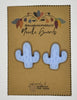 Michigan Fine Yarns AcademicHobbyist Needle Guards - Desert Love - Baby Blue Cacti 72605738 | Accessories at Michigan Fine Yarns