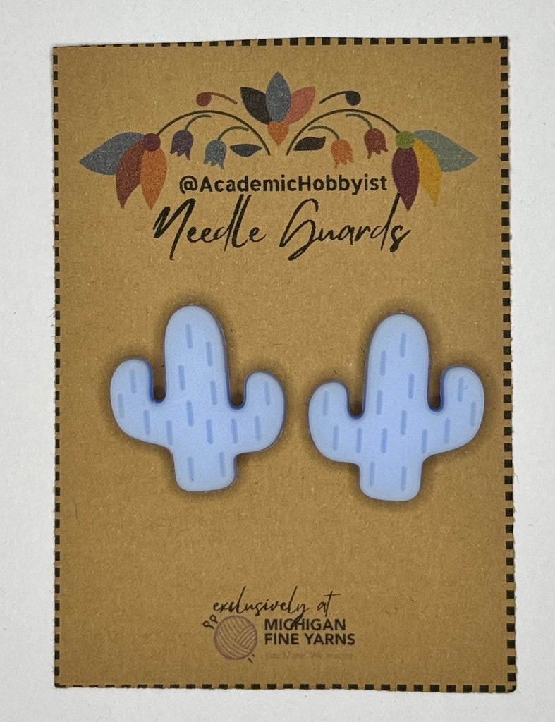 Michigan Fine Yarns AcademicHobbyist Needle Guards - Desert Love - Baby Blue Cacti 72605738 | Accessories at Michigan Fine Yarns