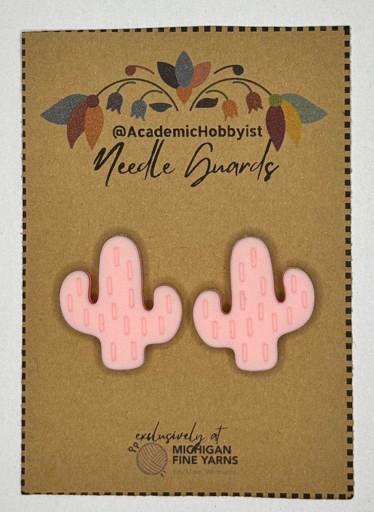 Michigan Fine Yarns AcademicHobbyist Needle Guards - Desert Love - Ballet Pink Cacti 72474666 | Accessories at Michigan Fine Yarns