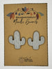 Michigan Fine Yarns AcademicHobbyist Needle Guards - Desert Love - Gray Cacti 72540202 | Accessories at Michigan Fine Yarns