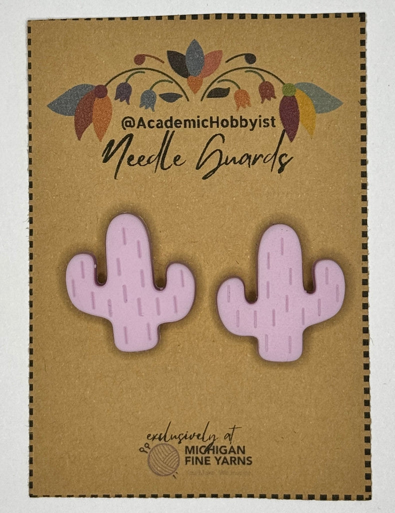 Michigan Fine Yarns AcademicHobbyist Needle Guards - Desert Love - Lavender Cacti 72572970 | Accessories at Michigan Fine Yarns