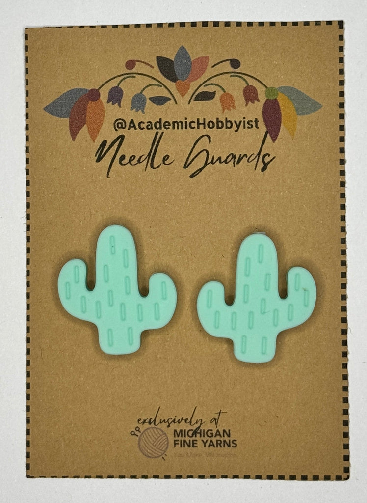 Michigan Fine Yarns AcademicHobbyist Needle Guards - Desert Love - Turquoise Cacti 72507434 | Accessories at Michigan Fine Yarns