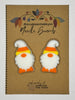 Michigan Fine Yarns AcademicHobbyist Needle Guards - Gnomes - Candy Corn 28788266 | Accessories at Michigan Fine Yarns