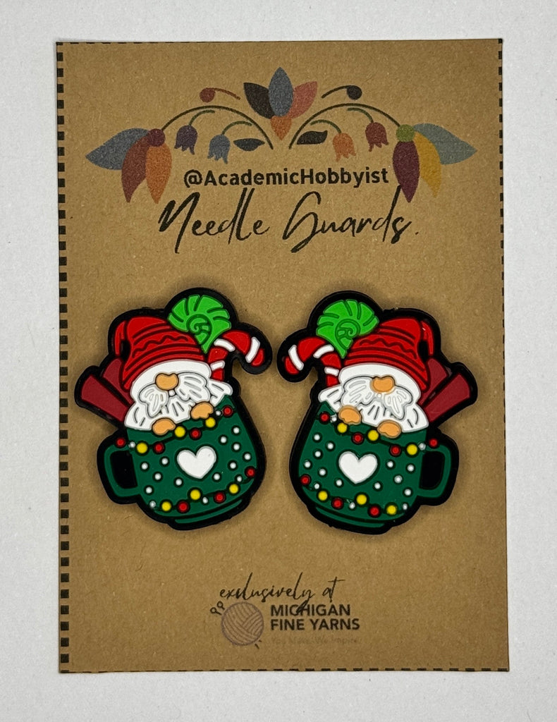 Michigan Fine Yarns AcademicHobbyist Needle Guards - Gnomes - Santa 28853802 | Accessories at Michigan Fine Yarns