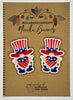 Michigan Fine Yarns AcademicHobbyist Needle Guards - Gnomes - Uncle Sam 28689962 | Accessories at Michigan Fine Yarns