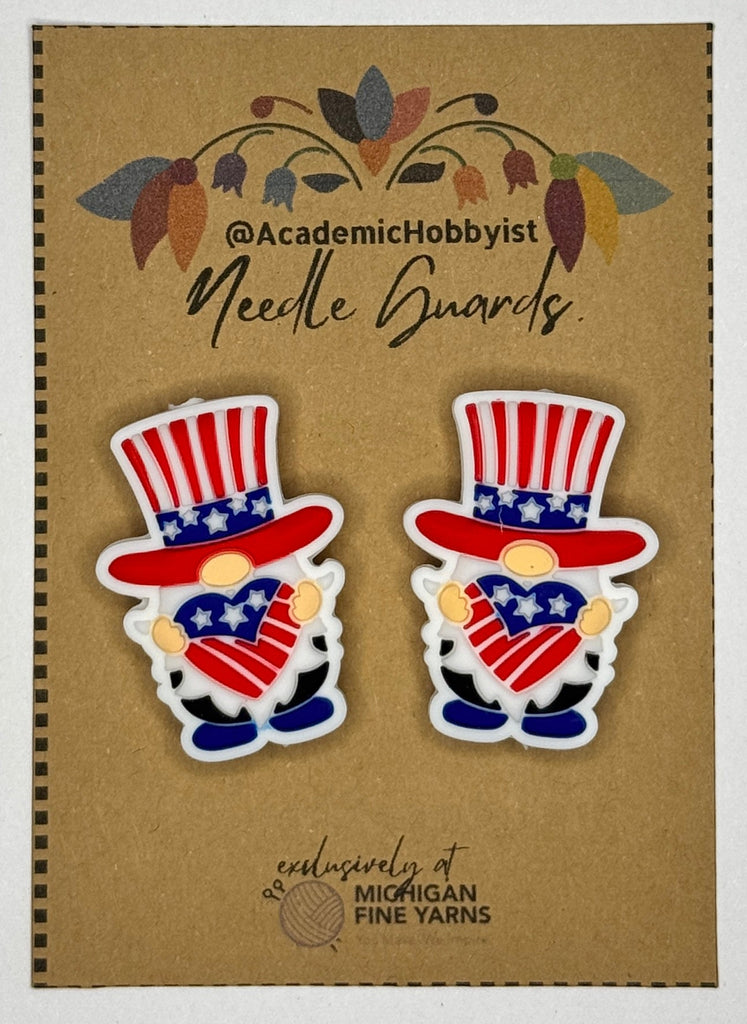 Michigan Fine Yarns AcademicHobbyist Needle Guards - Gnomes - Uncle Sam 28689962 | Accessories at Michigan Fine Yarns