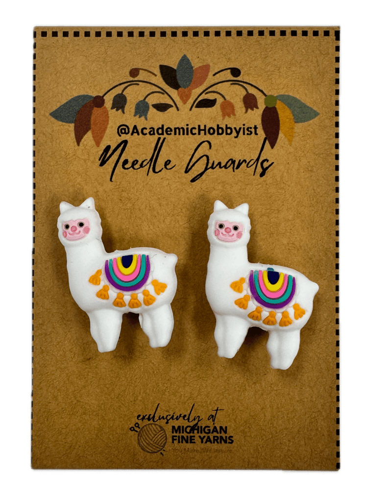 Michigan Fine Yarns AcademicHobbyist Needle Guards - Heritage Collection - Llamas 66831914 | Accessories at Michigan Fine Yarns