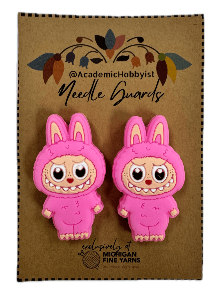 Michigan Fine Yarns AcademicHobbyist Needle Guards - Heritage Collection - Pink Monster 39340074 | Accessories at Michigan Fine Yarns