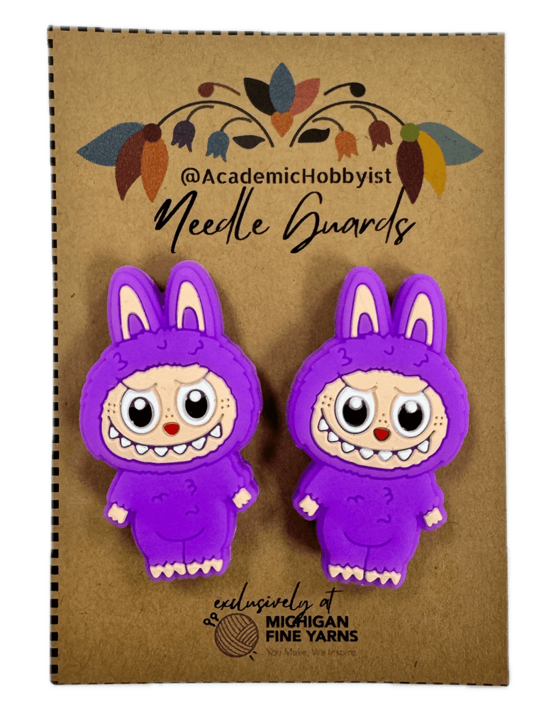 Michigan Fine Yarns AcademicHobbyist Needle Guards - Heritage Collection - Purple Monster 52650794 | Accessories at Michigan Fine Yarns