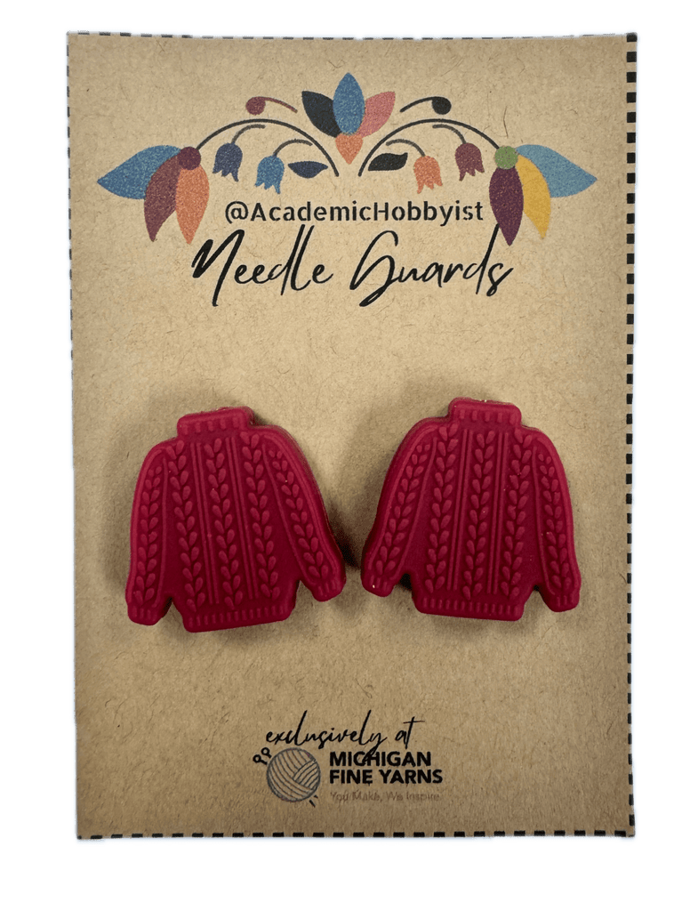 Michigan Fine Yarns AcademicHobbyist Needle Guards - Heritage Collection - Red Sweater 52618026 | Accessories at Michigan Fine Yarns