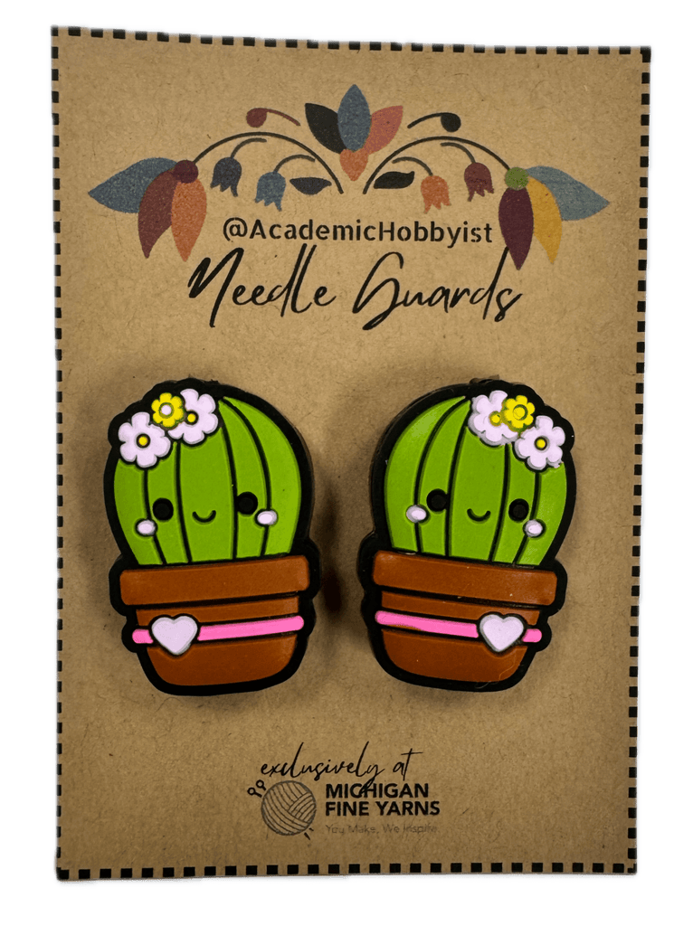 Michigan Fine Yarns AcademicHobbyist Needle Guards - Heritage Collection - Smiling Cactus 59990826 | Accessories at Michigan Fine Yarns