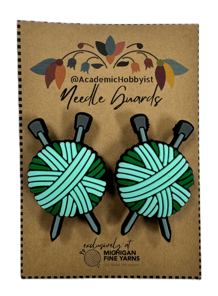 Michigan Fine Yarns AcademicHobbyist Needle Guards - Heritage Collection - Teal Yarnballs 52519722 | Accessories at Michigan Fine Yarns