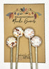 Michigan Fine Yarns AcademicHobbyist Needle Guards - Printed Spheres - Fall Colors 80175146 | Accessories at Michigan Fine Yarns
