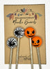 Michigan Fine Yarns AcademicHobbyist Needle Guards - Printed Spheres - Halloween 80371754 | Accessories at Michigan Fine Yarns