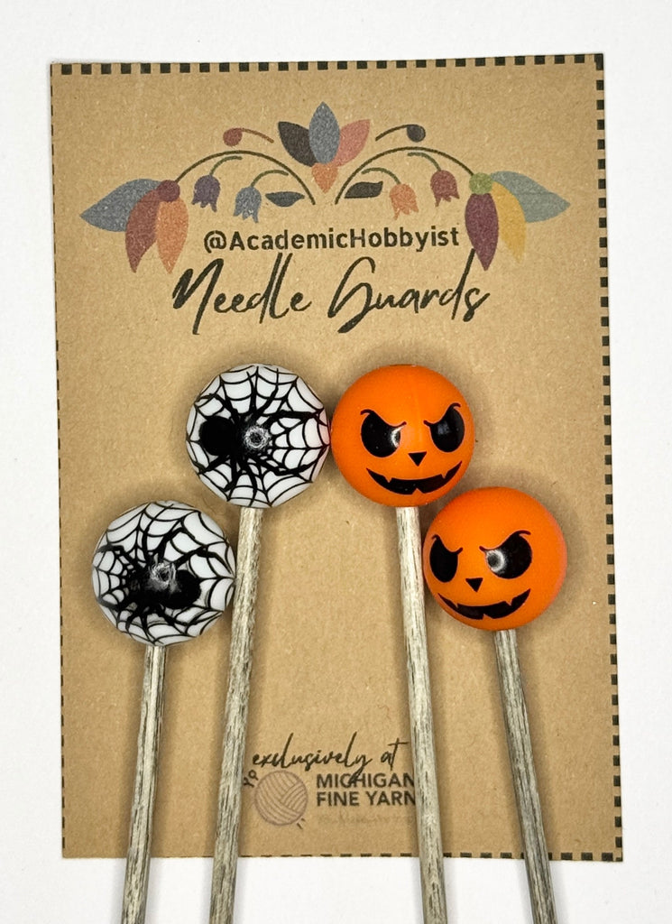 Michigan Fine Yarns AcademicHobbyist Needle Guards - Printed Spheres - Halloween 80371754 | Accessories at Michigan Fine Yarns