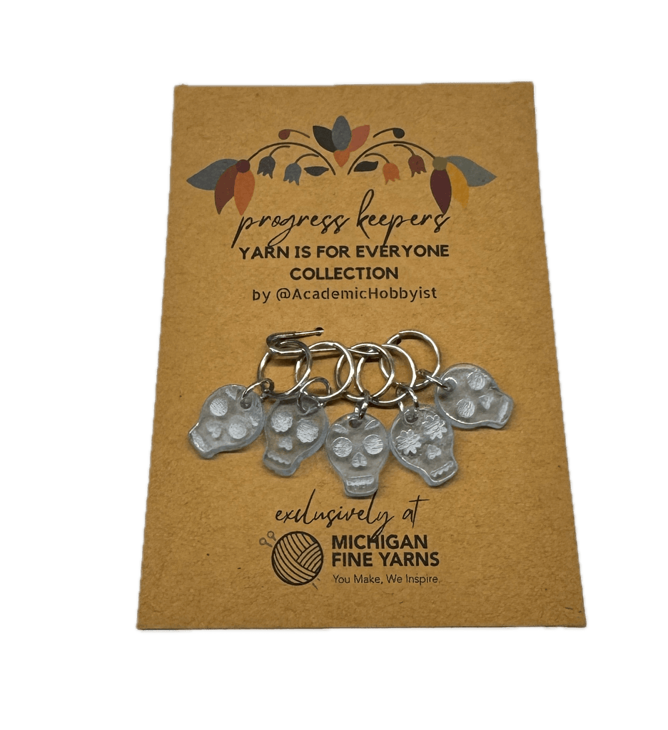 Michigan Fine Yarns AcademicHobbyist Yarn is for Everyone Collection Progress Keepers - Sweet As Sugar Skulls 44727594 | Accessories at Michigan Fine Yarns