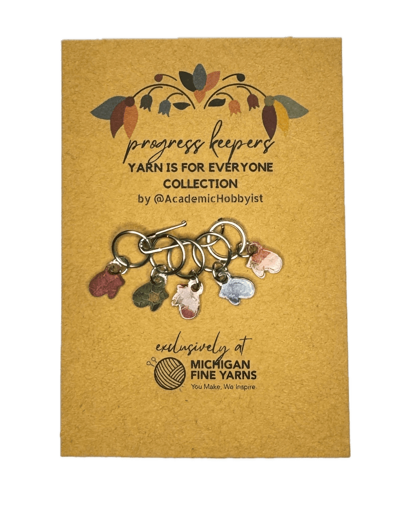 Michigan Fine Yarns Yarn is for Everyone Collection Progress Keepers - Stained Glass Mittens 95490858 | Accessories at Michigan Fine Yarns