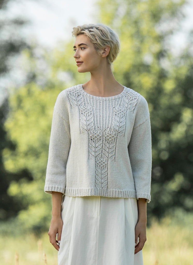 Blue Sky Fibers Pasadena Pullover Kit -214 - Drift (Original) Small 59666218 | Kits at Michigan Fine Yarns