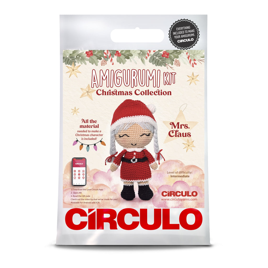 Circulo Yarns Amigurumi Kits - Christmas Collection - Mrs. Claus | Kits at Michigan Fine Yarns