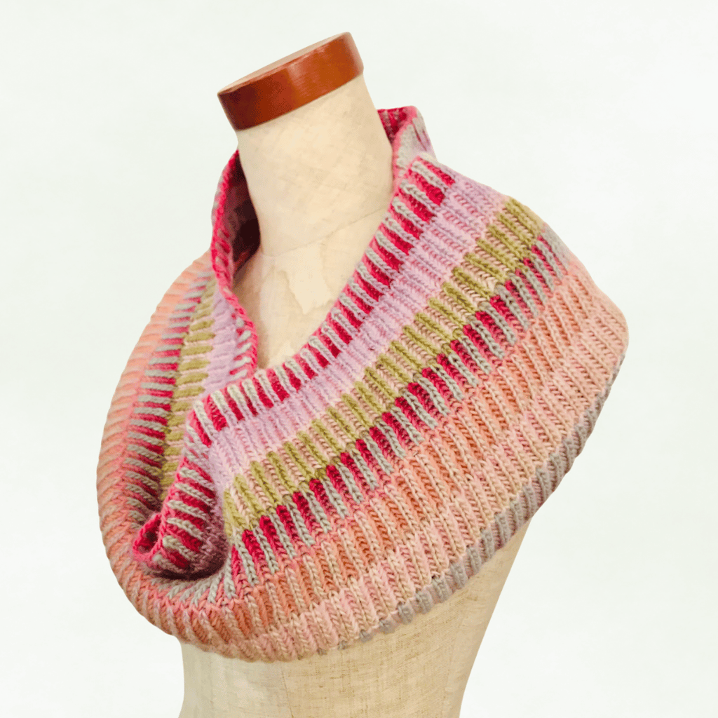 Freia Sidestep Cowl Kit - Ambrosia | Kits at Michigan Fine Yarns