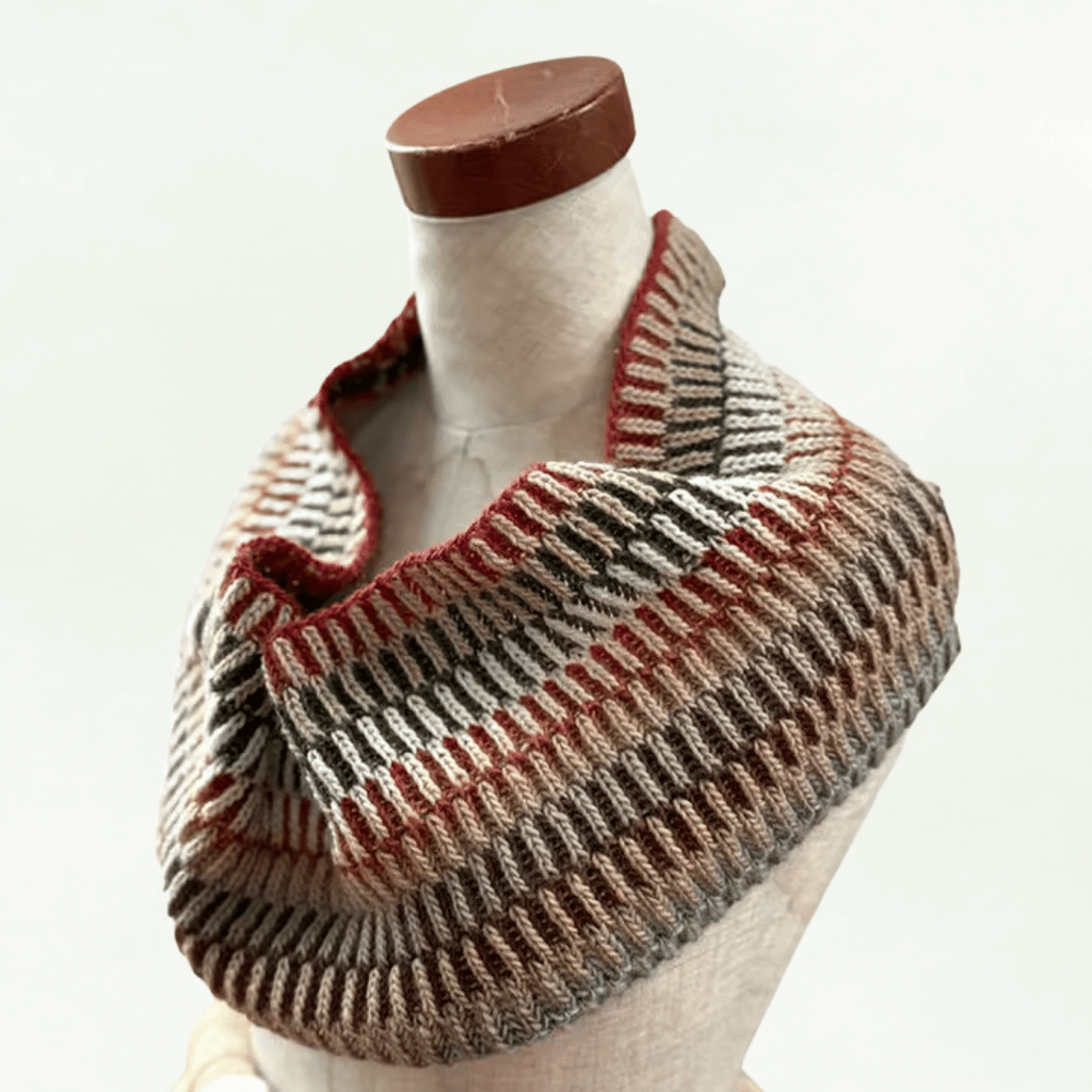 Freia Sidestep Cowl Kit - Masala | Kits at Michigan Fine Yarns