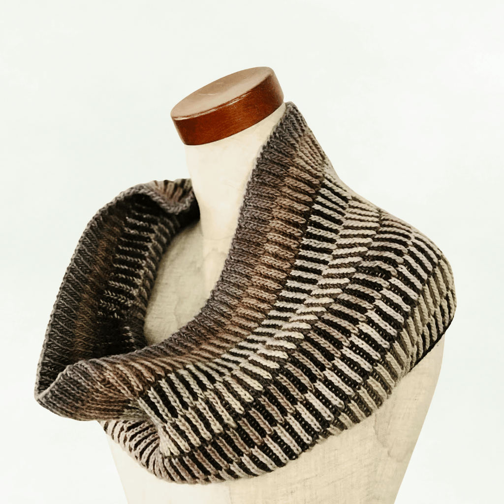 Freia Sidestep Cowl Kit - Quarry | Kits at Michigan Fine Yarns