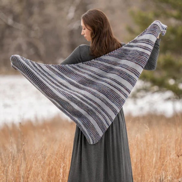 Malabrigo & Blue Sky Fibers Alpine Shawl Kit - Michigan Fine Yarns