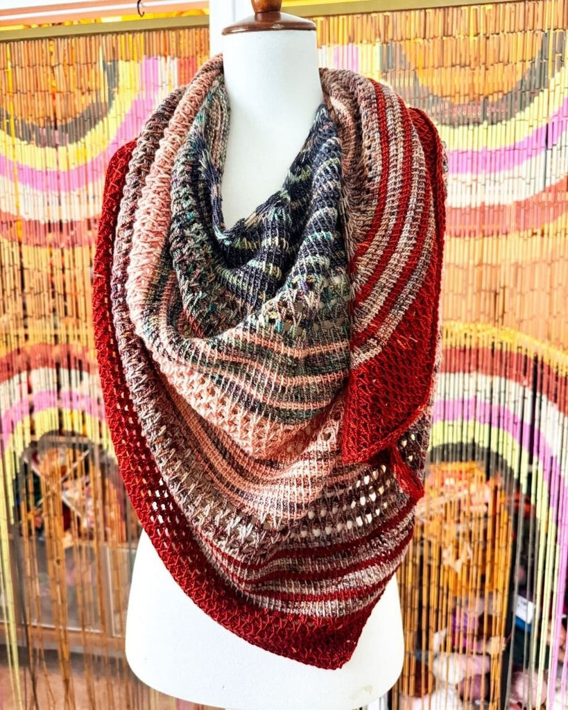Michigan Fine Yarns Olivia Shawl Yarn Kits -Model A 34433834 | Kits at Michigan Fine Yarns
