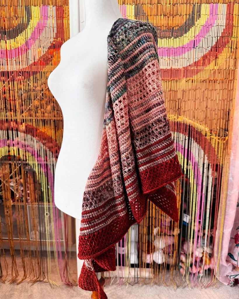 Michigan Fine Yarns Olivia Shawl Yarn Kits -Model A 34433834 | Kits at Michigan Fine Yarns