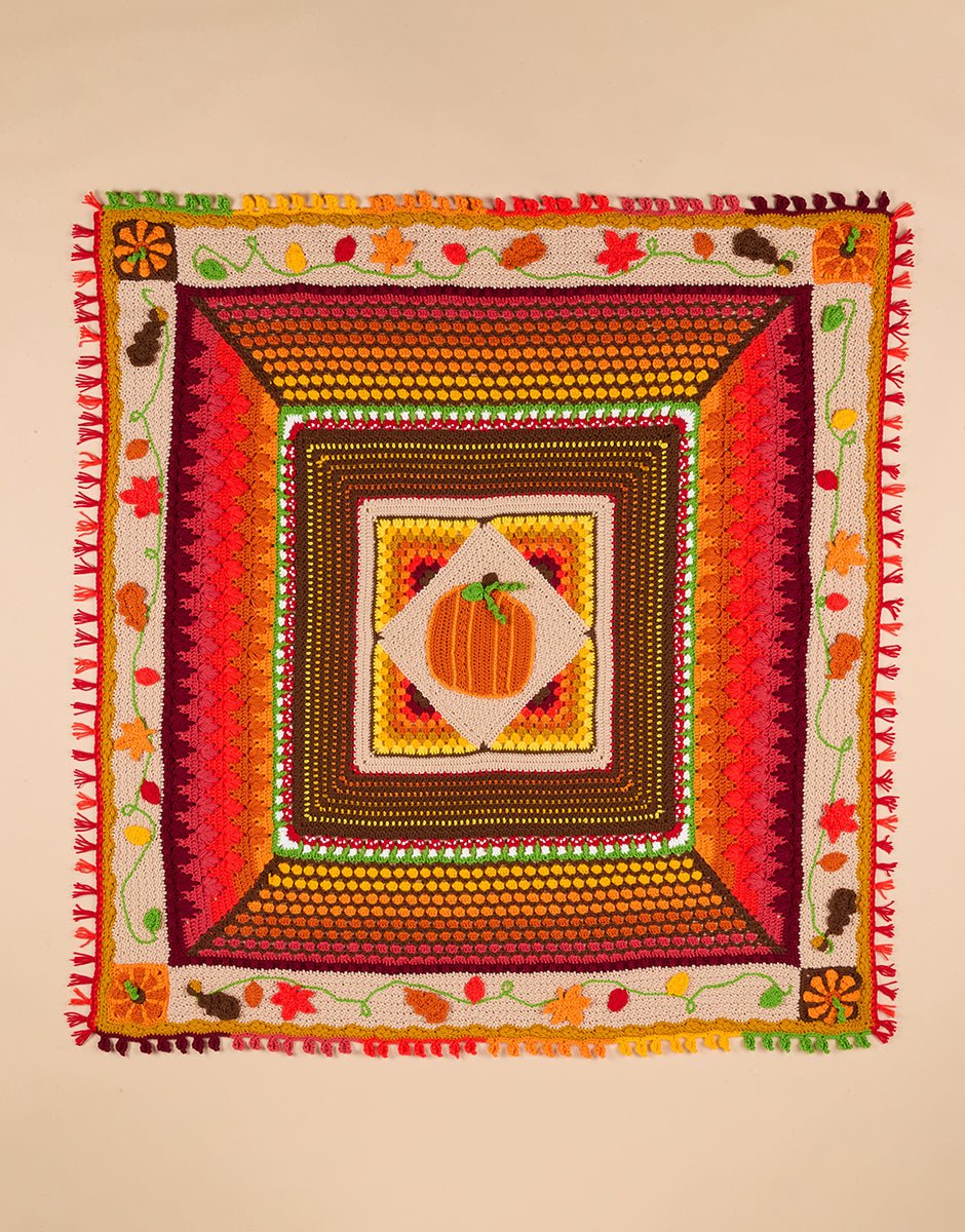 Sirdar Pumpkin Spice Blanket Crochet Along Kit - Michigan Fine Yarns