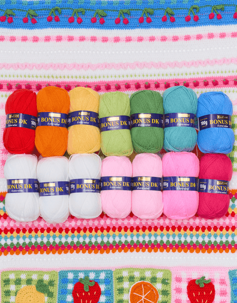 Sirdar Summer Picnic Blanket Crochet Along Kit - Michigan Fine Yarns