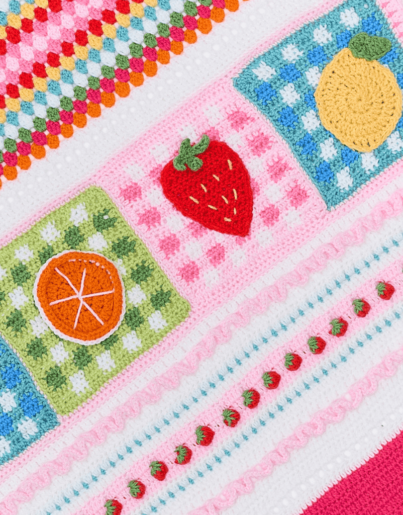 Sirdar Summer Picnic Blanket Kit - Original Colorway | Kits at Michigan Fine Yarns