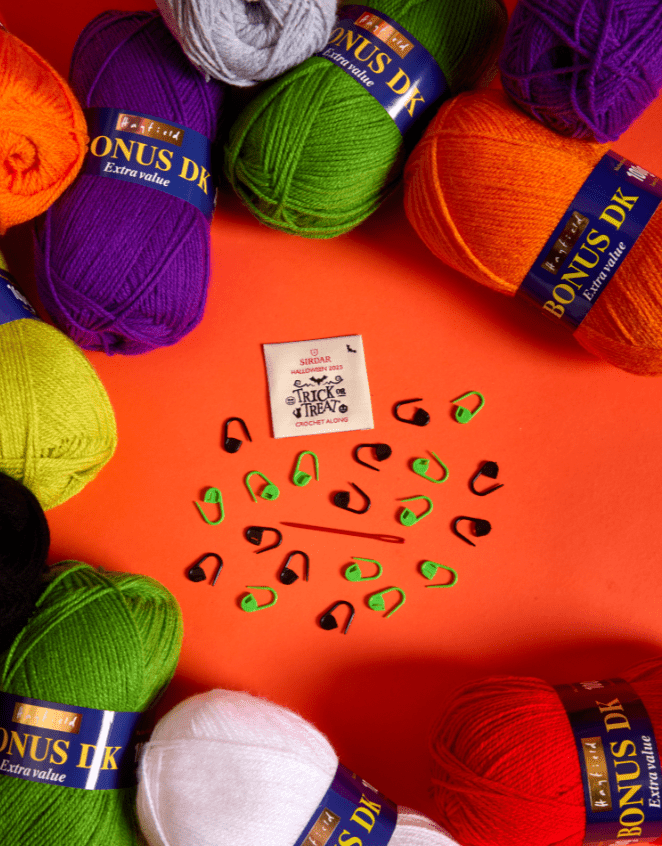 Sirdar Trick or Treat Halloween Blanket Kit - Original Colorway | Kits at Michigan Fine Yarns