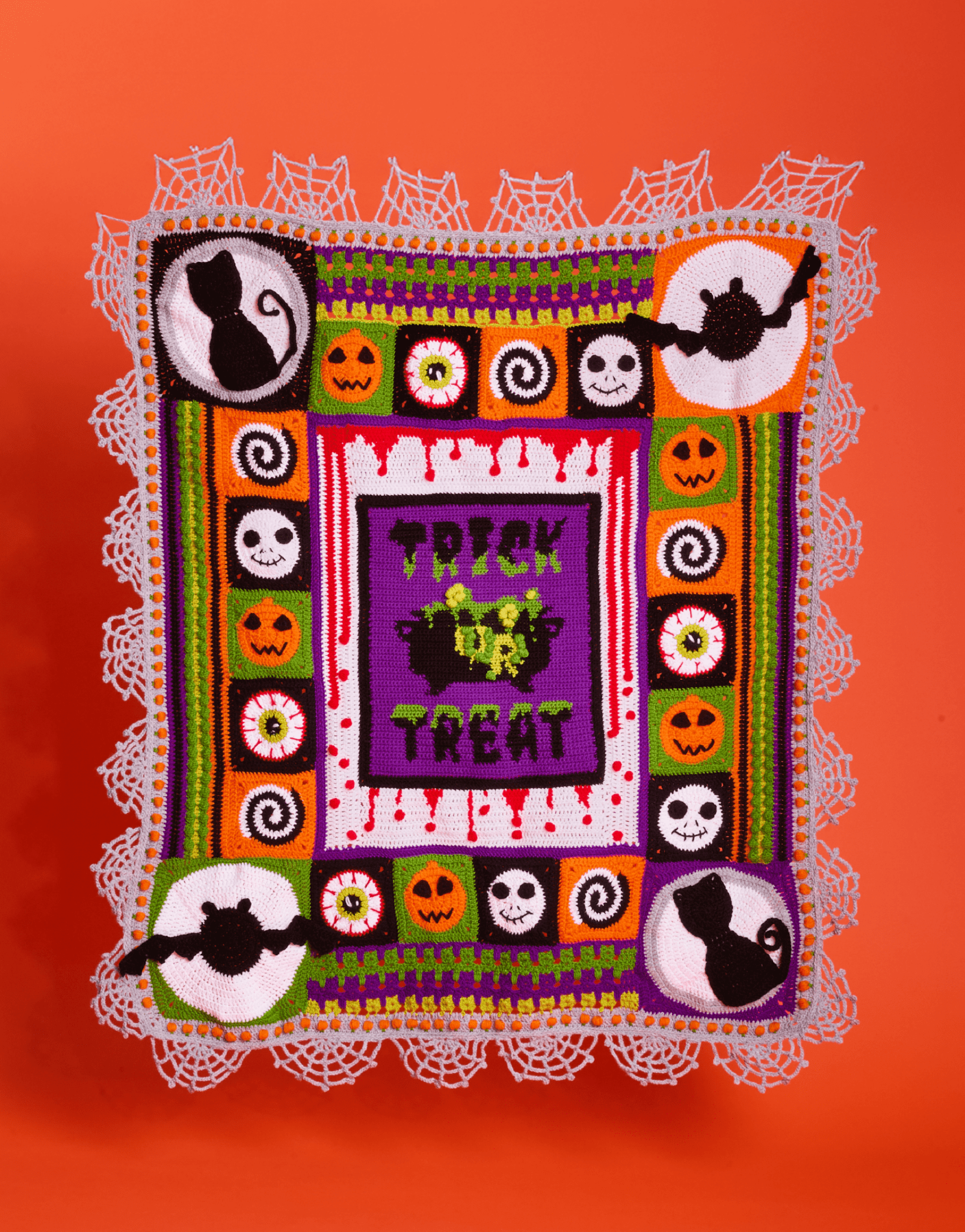 Sirdar Halloween Trick or Treat Blanket Kit Crochet Along Kit