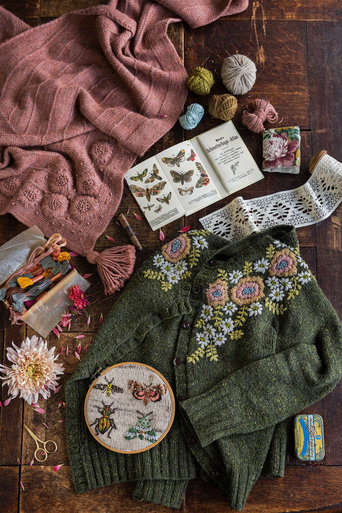 Laine Embroidery on Knits - 978 - 952 - 7468 - 77 - 7 | Knitting Book at Michigan Fine Yarns