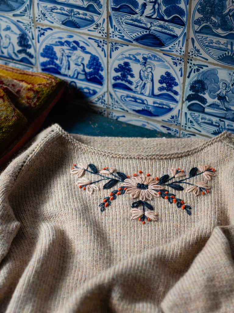 Laine Embroidery on Knits - 978 - 952 - 7468 - 77 - 7 | Knitting Book at Michigan Fine Yarns