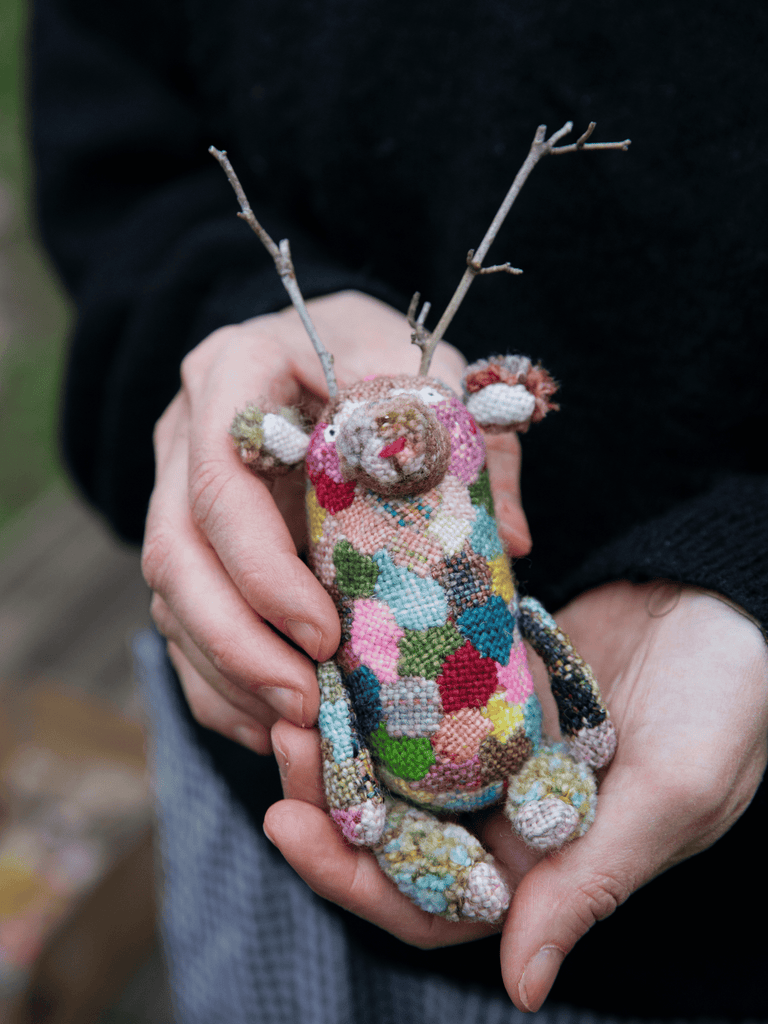 Laine Tiny Friends: A Guide to Mosaic Embroidery - 978-952-7580-08-0 | Knitting Book at Michigan Fine Yarns