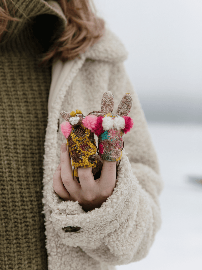 Laine Tiny Friends: A Guide to Mosaic Embroidery - 978-952-7580-08-0 | Knitting Book at Michigan Fine Yarns