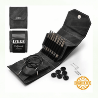 LYKKE Driftwood 3.5" Interchangeable Needle Starter Set - | Knitting Needles at Michigan Fine Yarns