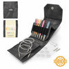 LYKKE LYKKE Colour 5" Interchangeable Needle Starter Set - Grey Denim 841275198593 | Knitting Needles at Michigan Fine Yarns