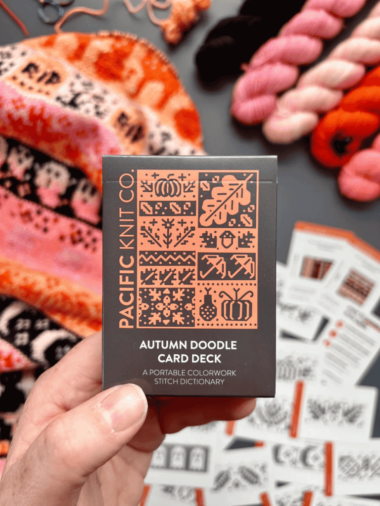 Pacific Knit Co. Autumn Doodle Card Deck -  | Patterns at Michigan Fine Yarns