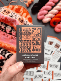 Pacific Knit Co. Autumn Doodle Card Deck -  | Patterns at Michigan Fine Yarns