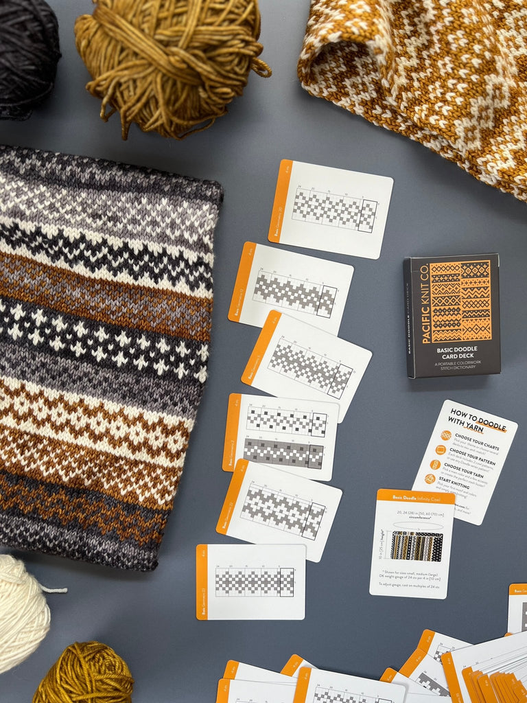 Pacific Knit Co. Basic Doodle Card Deck -  | Patterns at Michigan Fine Yarns