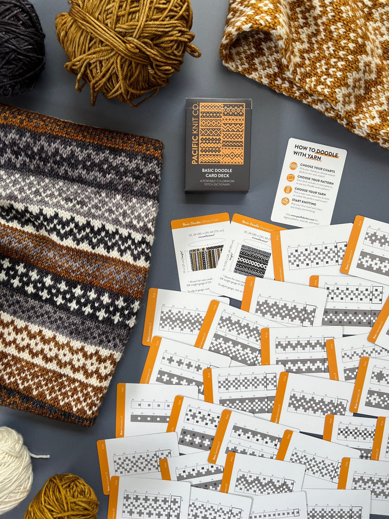 Pacific Knit Co. Basic Doodle Card Deck -  | Patterns at Michigan Fine Yarns