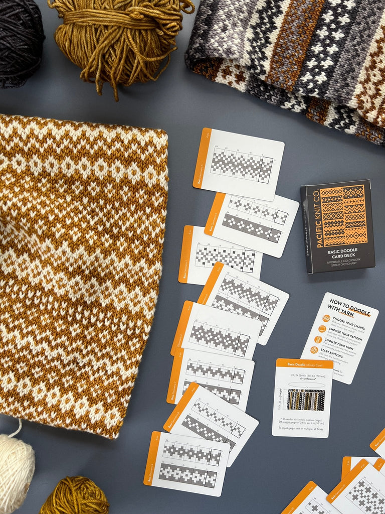 Pacific Knit Co. Basic Doodle Card Deck -  | Patterns at Michigan Fine Yarns