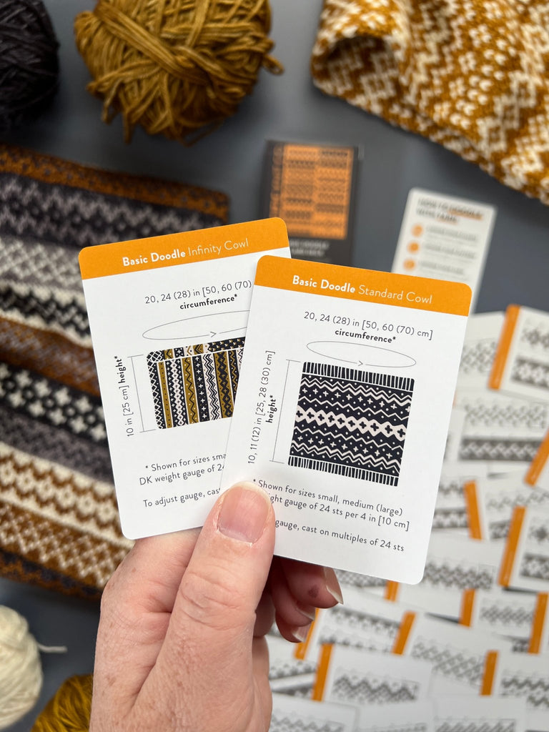 Pacific Knit Co. Basic Doodle Card Deck -  | Patterns at Michigan Fine Yarns