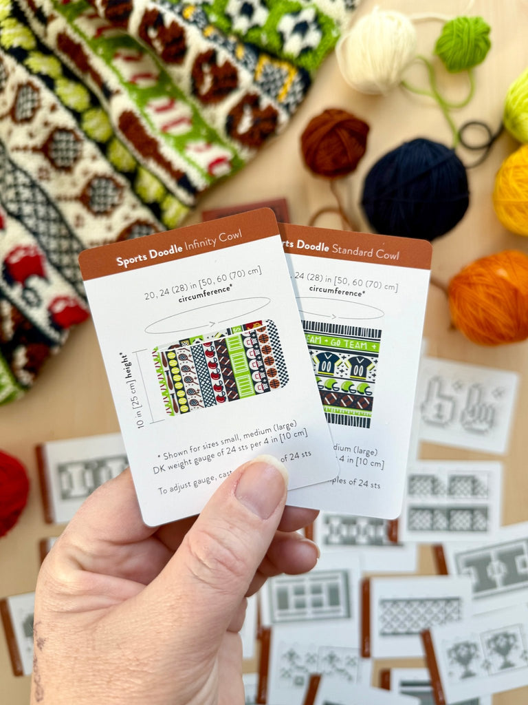 Pacific Knit Co. Sports Doodle Card Deck -  | Patterns at Michigan Fine Yarns