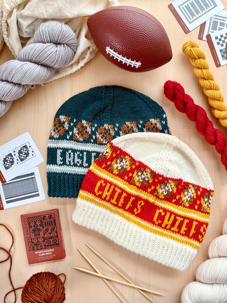 Pacific Knit Co. Sports Doodle Card Deck -  | Patterns at Michigan Fine Yarns